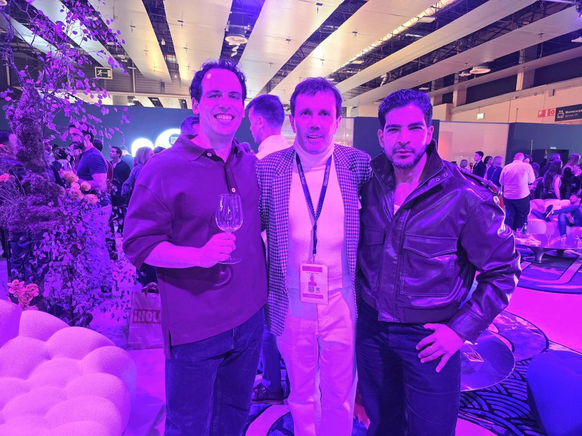 Pablo García, Jesús Mari Montes Fernández y Luis Zuloaga.