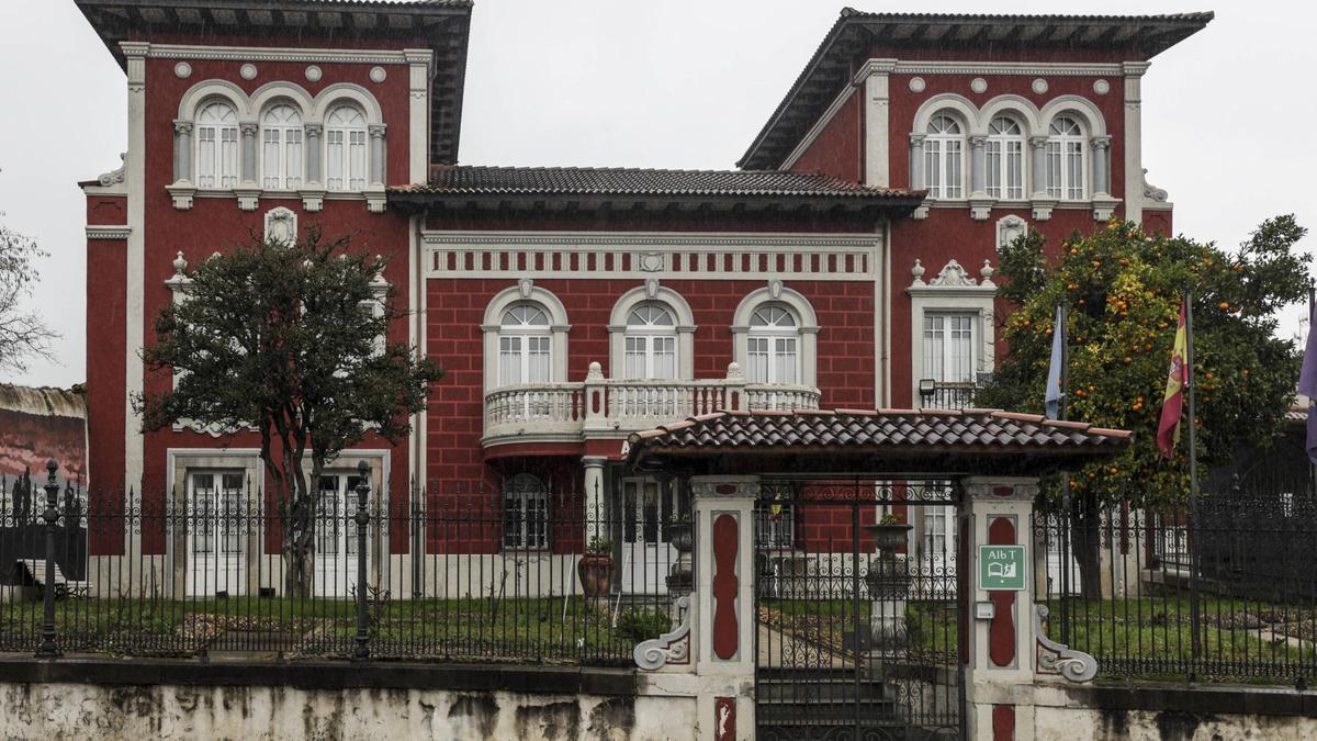 "La Quintana", una de las casas indianas de la villa de Grado.