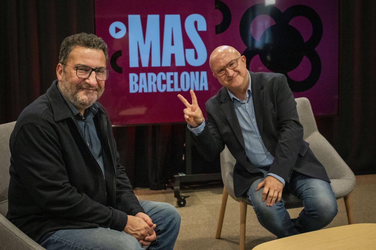 Toni Soler con Sergi Mas