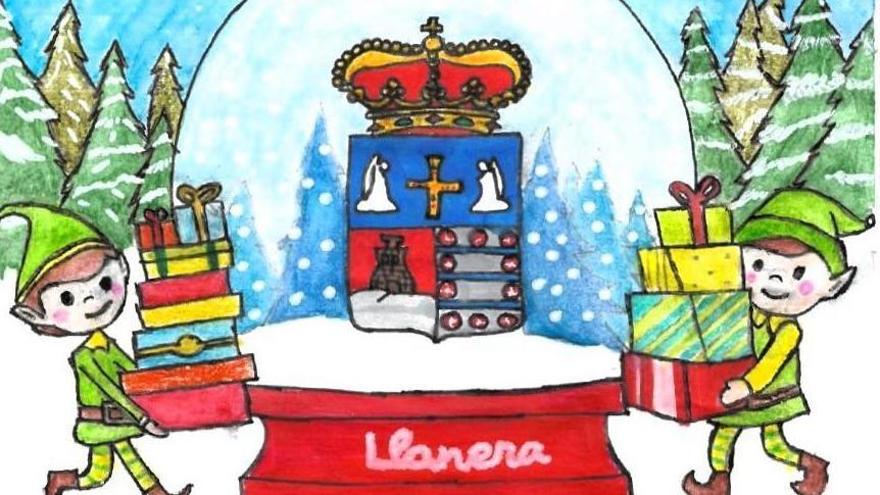 Detalle de la postal.