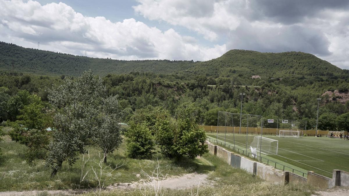 La Font, a Callús, on es vol fer una nova zona verda