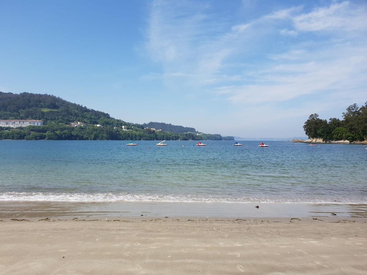 La playa de A Magdalena, en Cabañas.