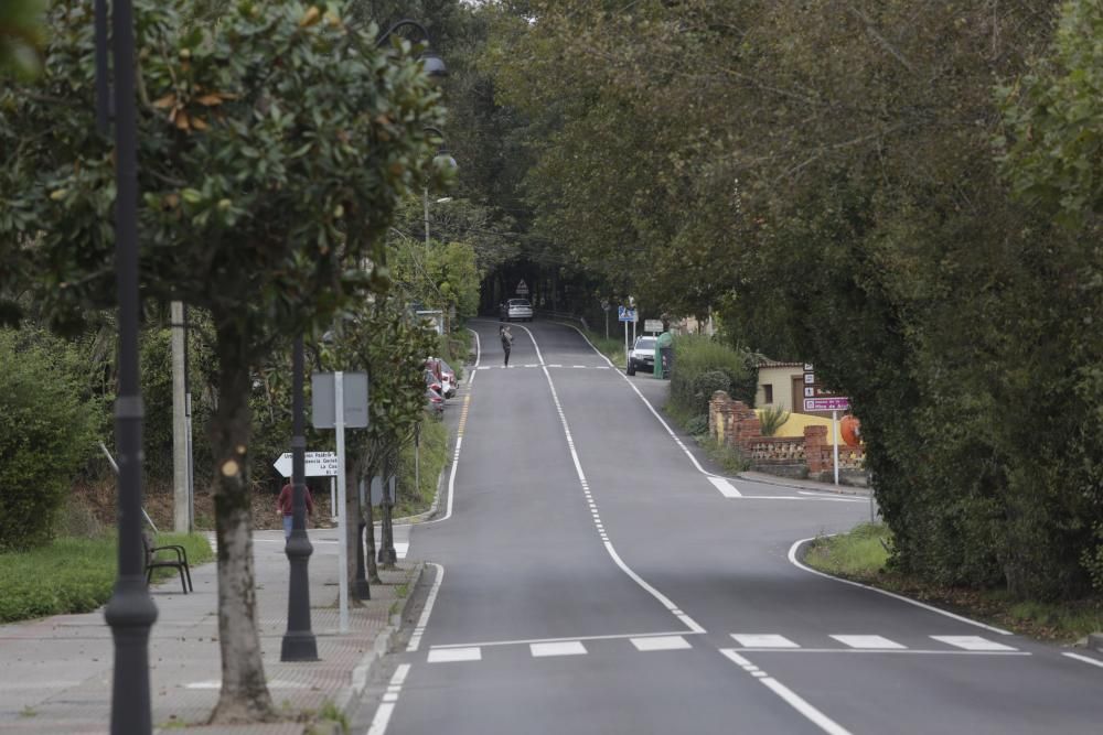 Lugar donde se produjo el accidente mortal anoche.