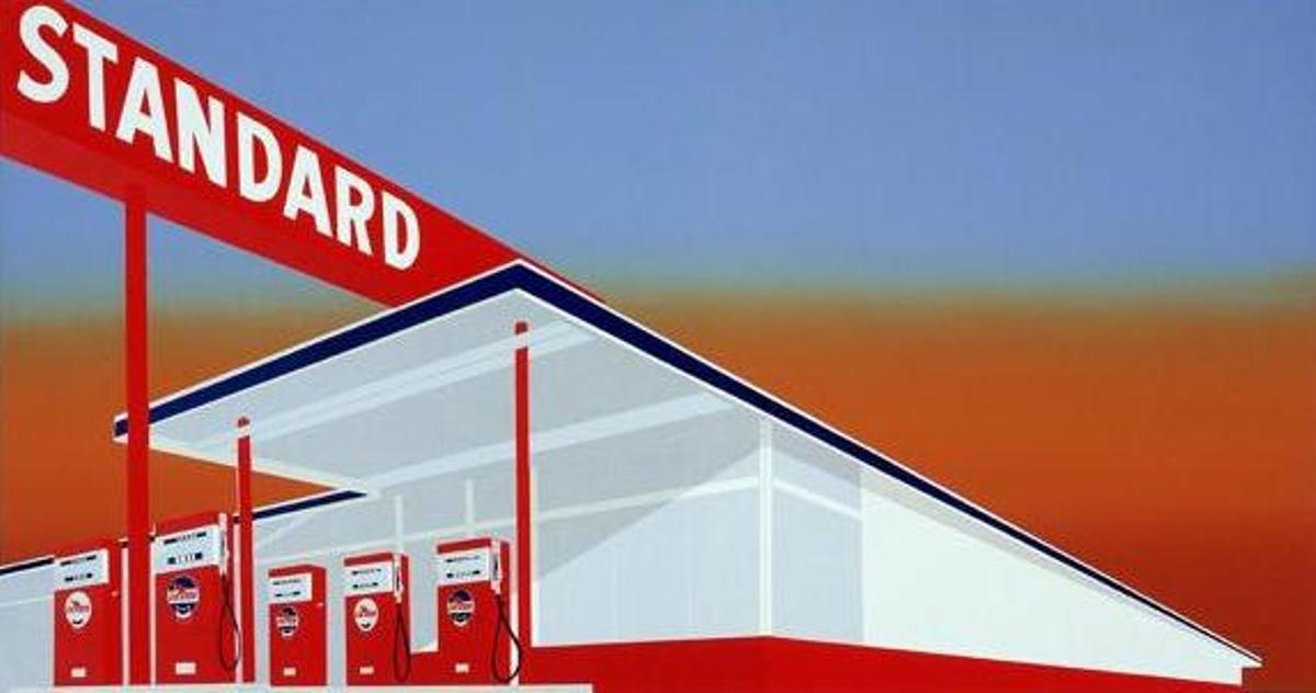 Las gasolineras son uno de los decorados favoritos de Ed Ruscha.