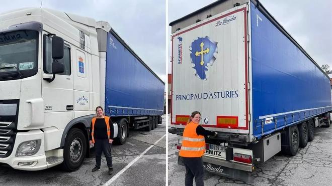 Lidia Solís, camionera de 32 años: "Gasto 7.000 euros al mes en gasolina, salgo de casa un lunes y no vuelvo hasta el sábado"