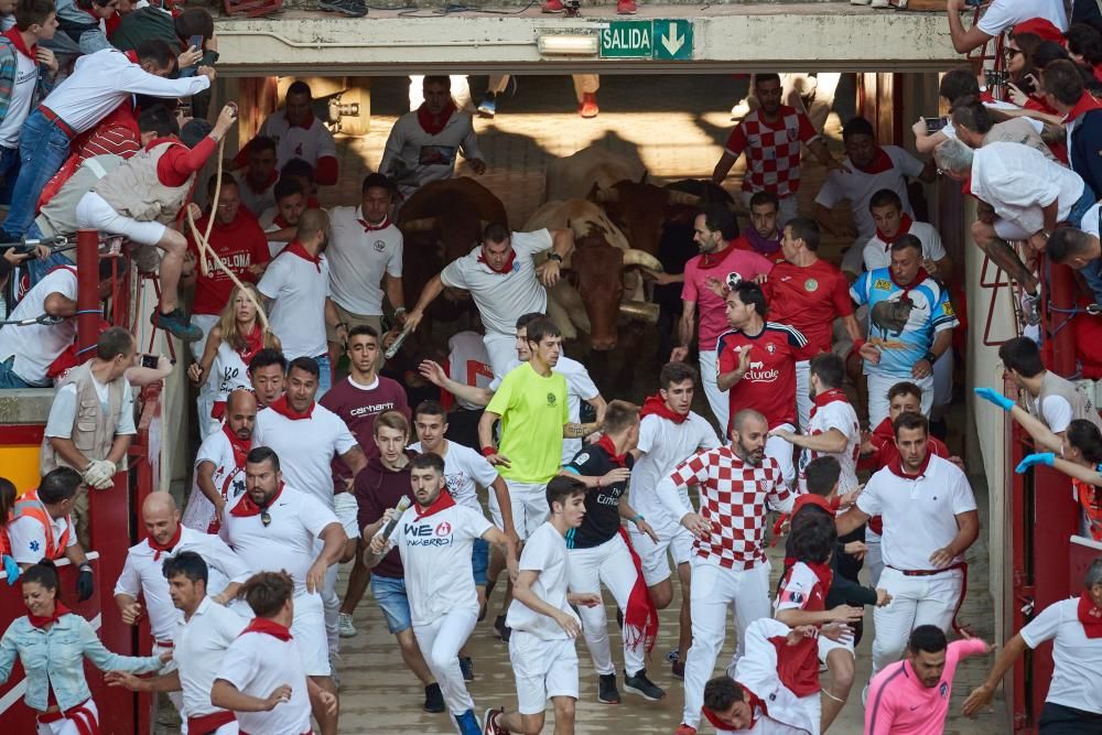 Sexto encierro de los Sanfermines 2019