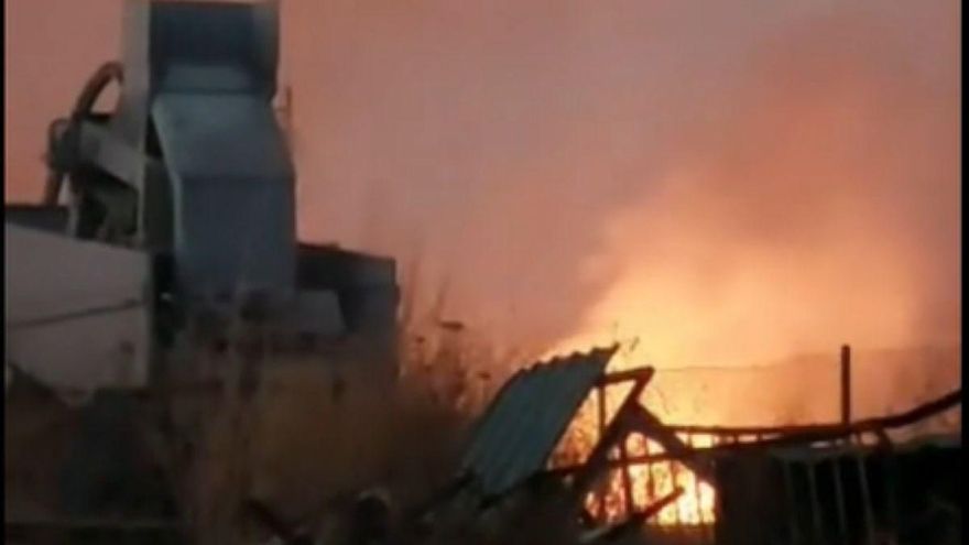 Incendio en Entrín Bajo