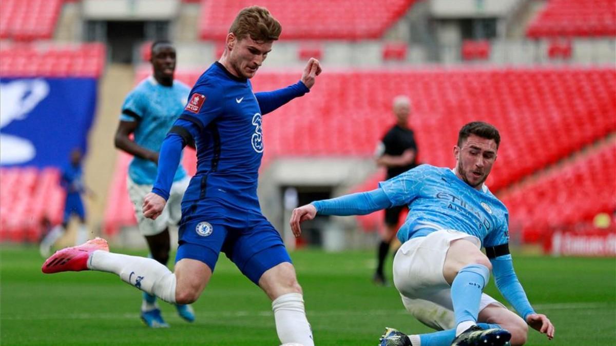 Imagen del partido de Liga entre Chelsea y Manchester City esta temporada.