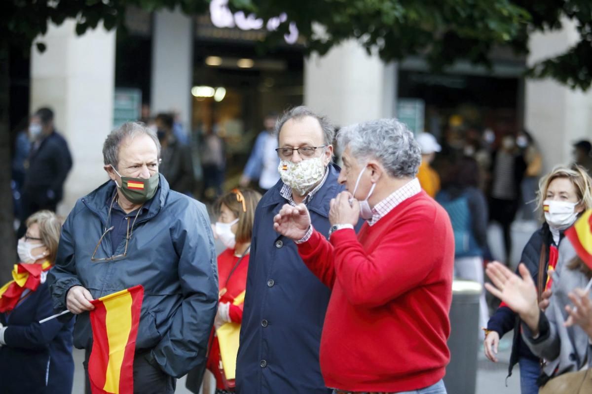Cacerolada contra el Gobierno en Zaragoza