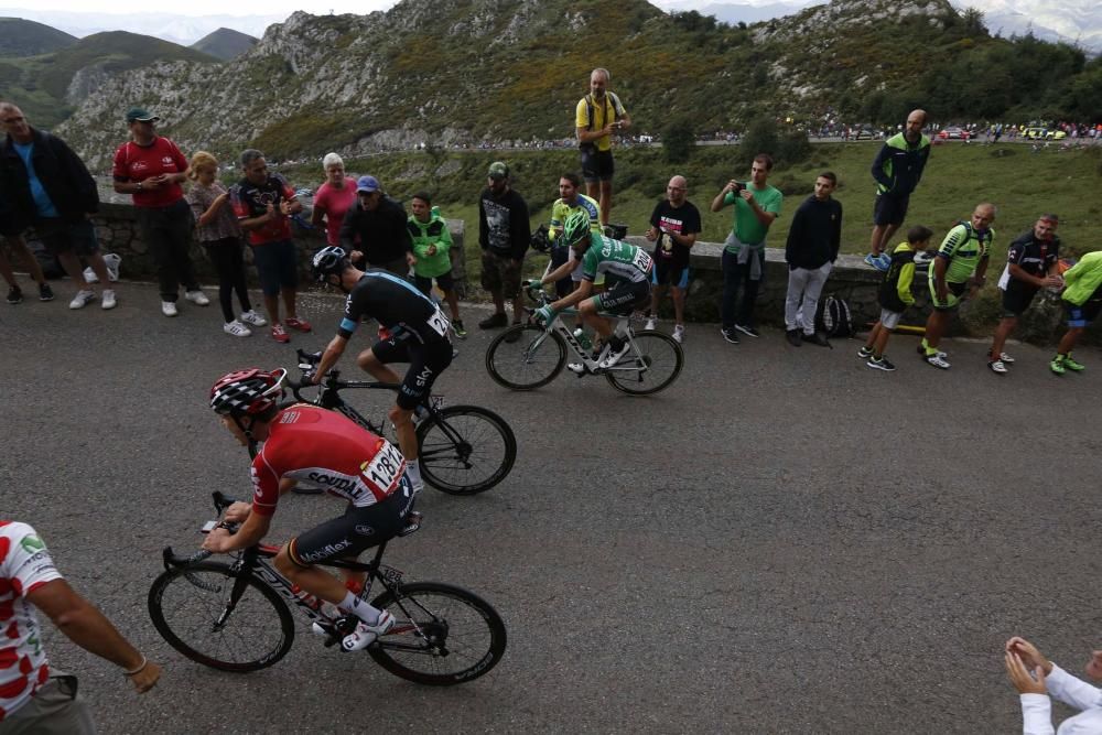 Vuelta ciclista a España. Lagos de Covadonga