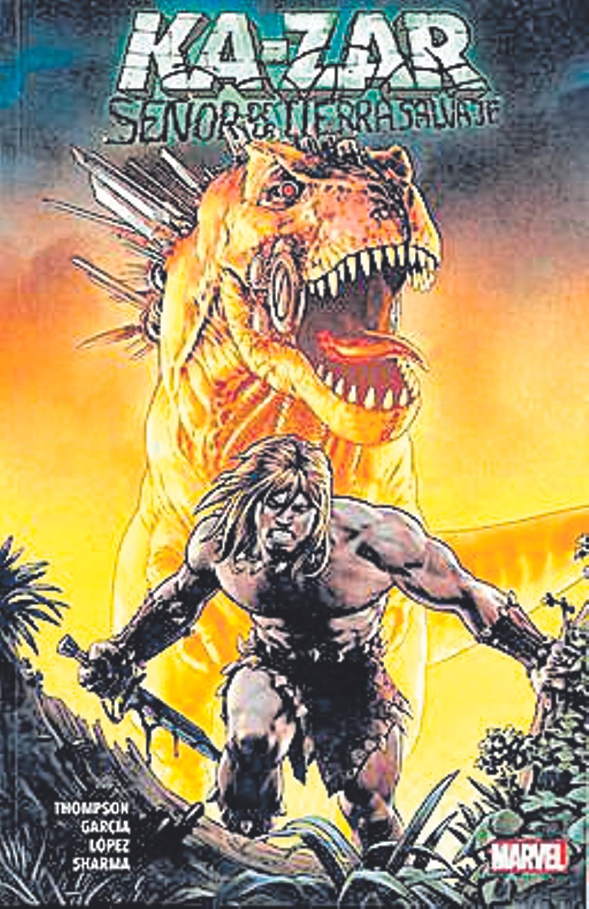 ZAC THOMPSON Y GERMÁN GARCÍA. Ka-zar, señor de la tierra salvaje. Panini, 112 páginas, 14 €.