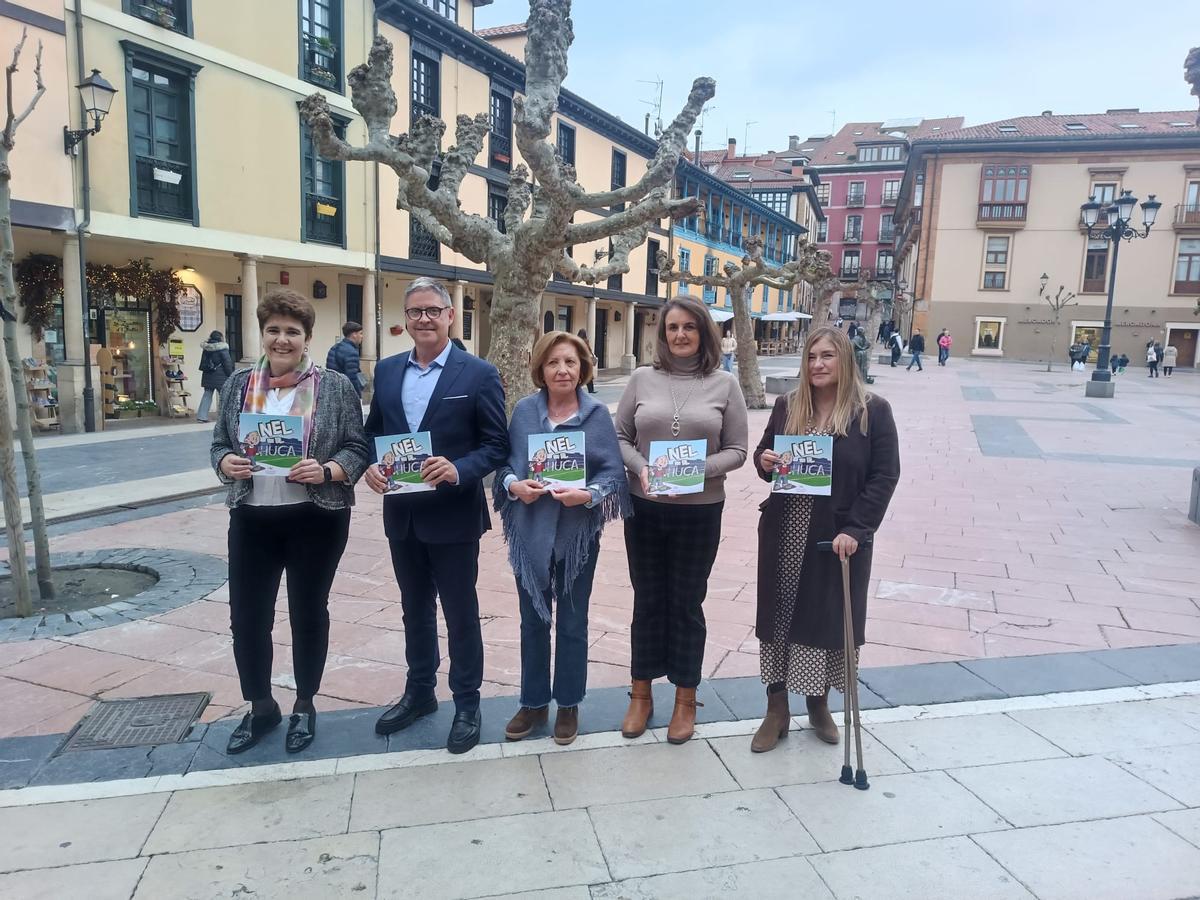 Dolores Bueno, Enrique Rodríguez, Teresa Pastor, María Velasco y Mónica Oviedo.