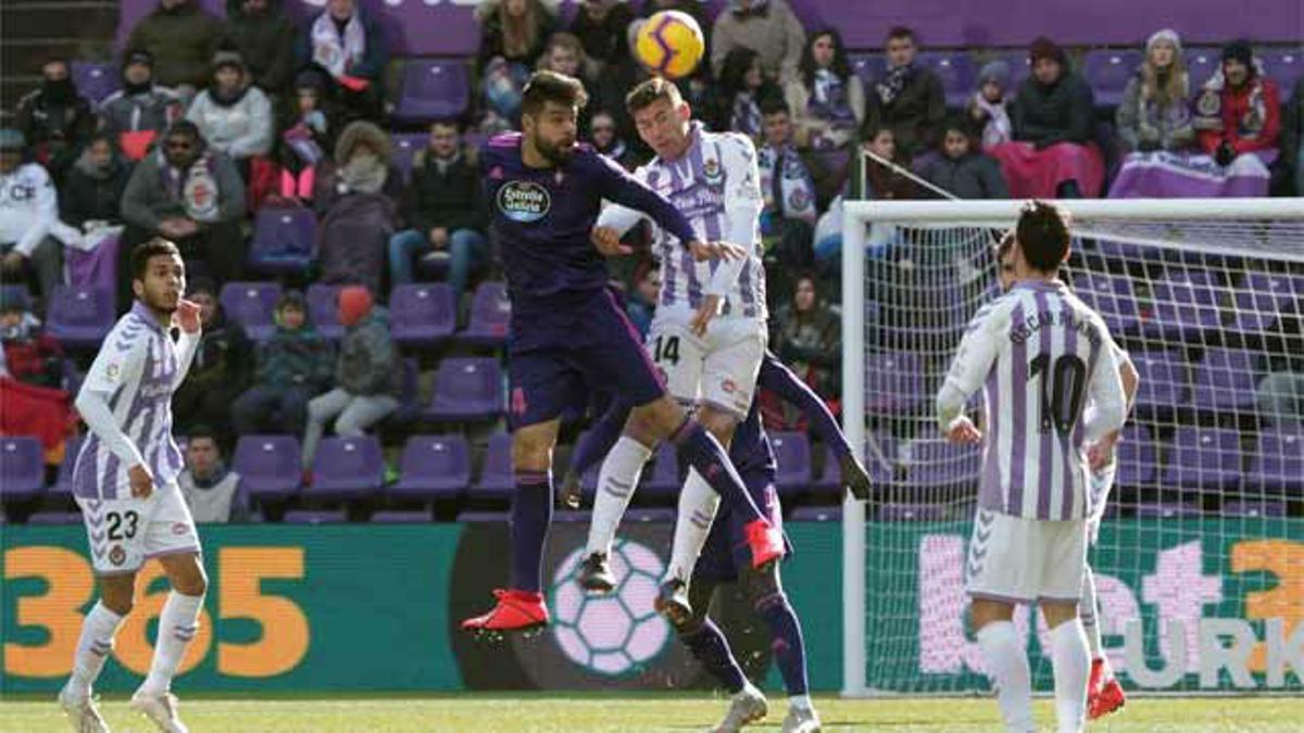 El Valladolid pone en apuros al Celta