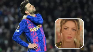 Mal día para ser Piqué: llevaría el nombre de Shakira en el pecho por el acuerdo con Spotify