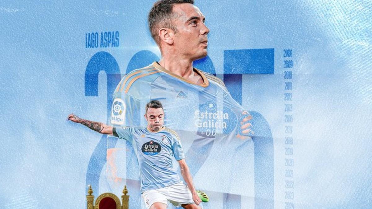 Aspas, hasta el 2025