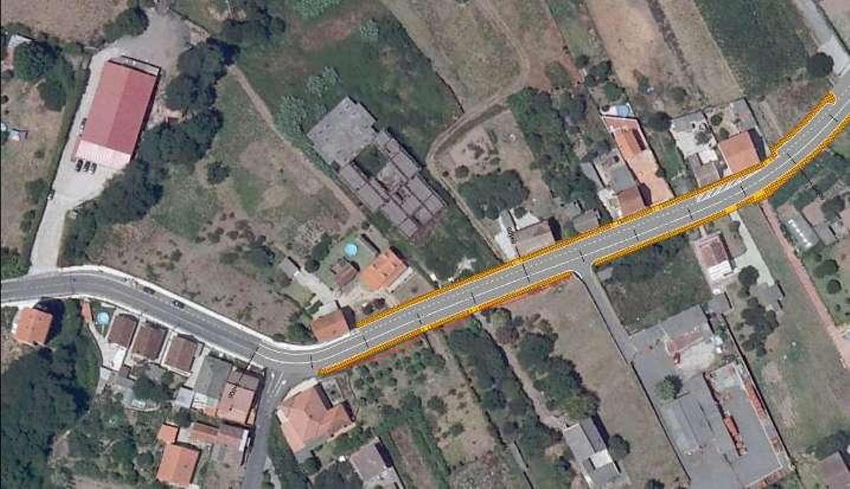 La Diputación licita por 1,3 millones la urbanizacion de la carretera de Coiro