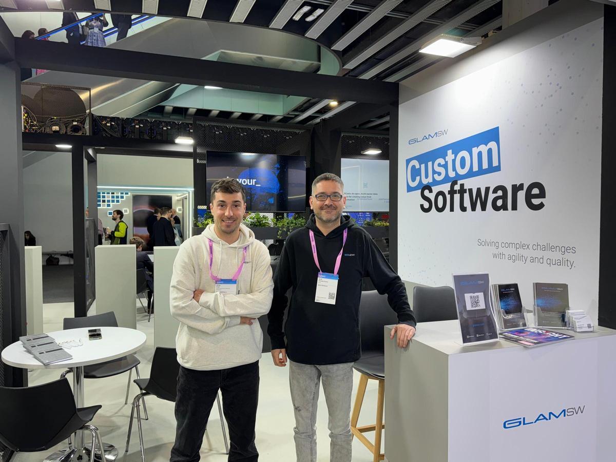L'estand de Glam Software al MWC.