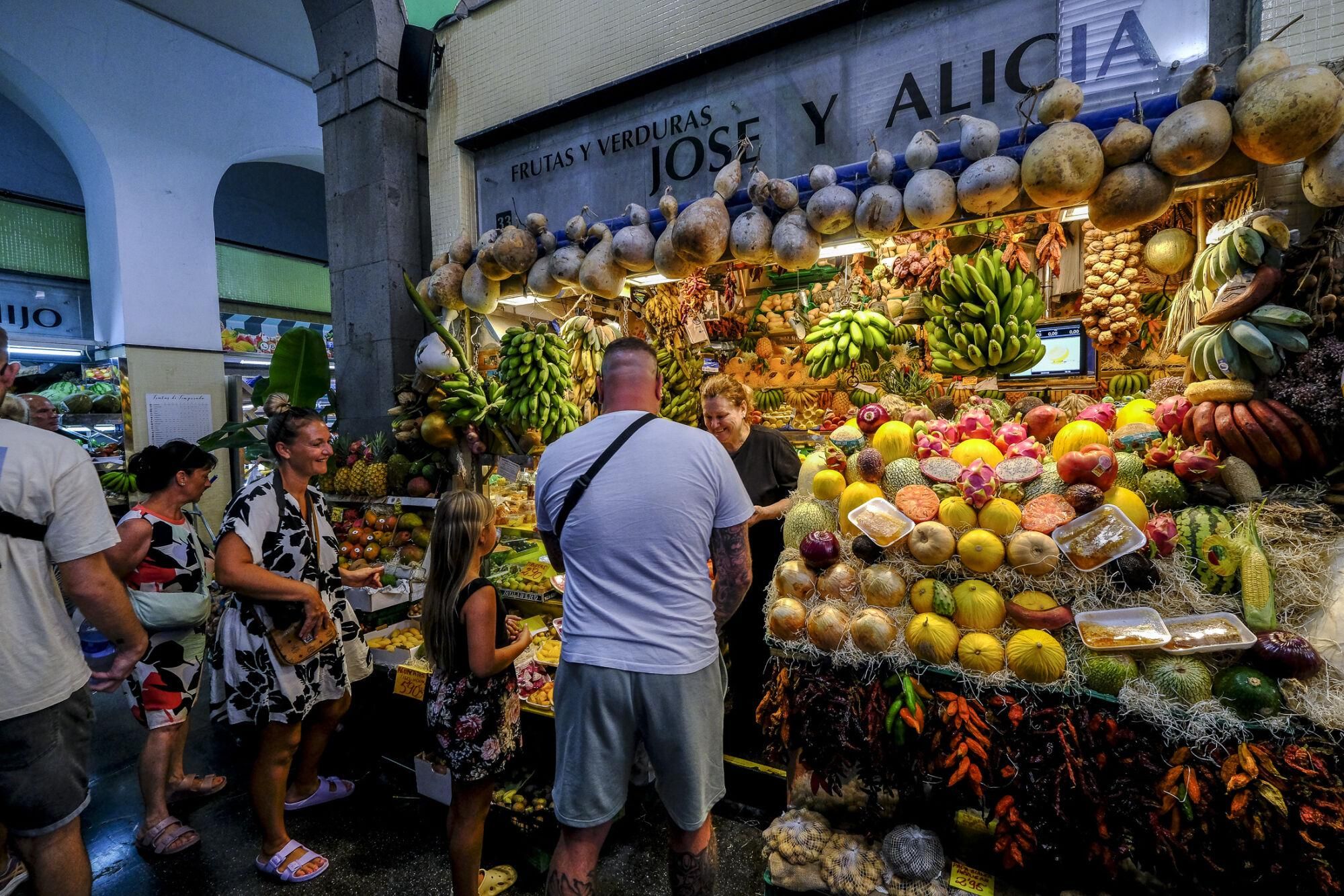 Frutas de temporada en el Mercado Central