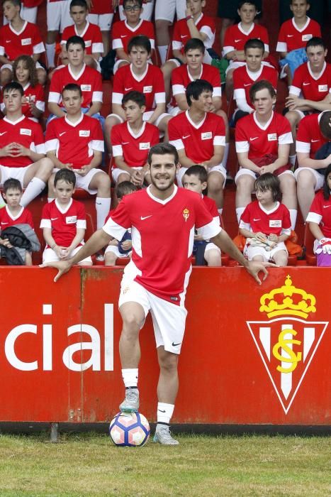 Presentación de Víctor Rodríguez como nuevo jugador del Sporting