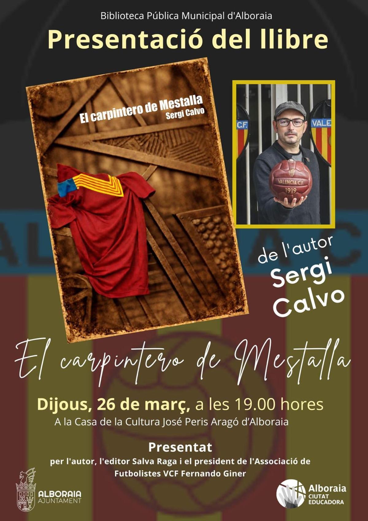 Cartel de presentación del libro.