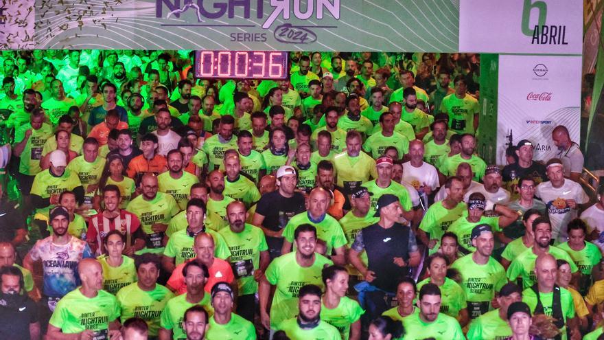 La Marea Verde de la Binter NightRun vuelve a triunfar en Santa Cruz