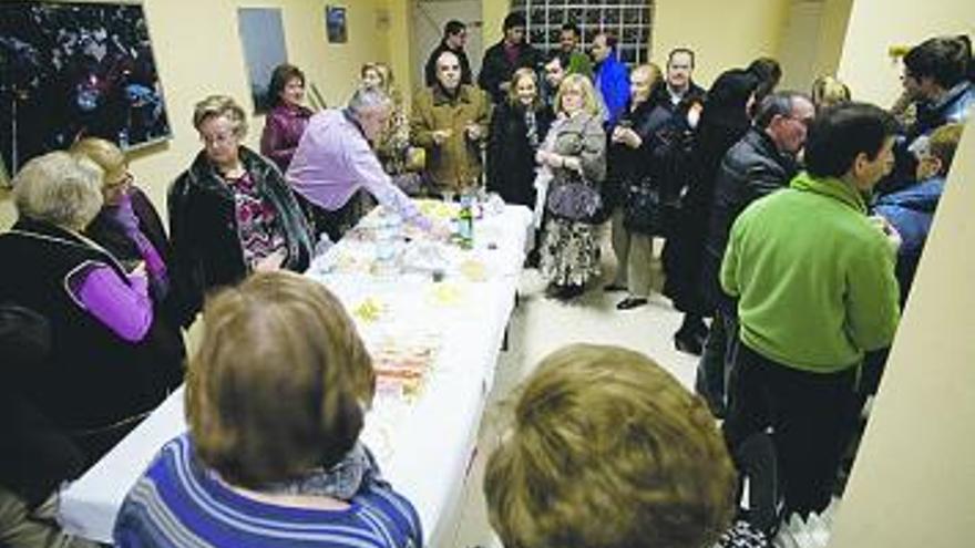 La espicha celebrada en el local de la asociación Pedro Menéndez.