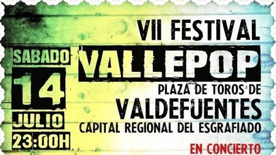Cómplices encabeza el cartel del VII Festival de Música Vallepop de Valdefuentes