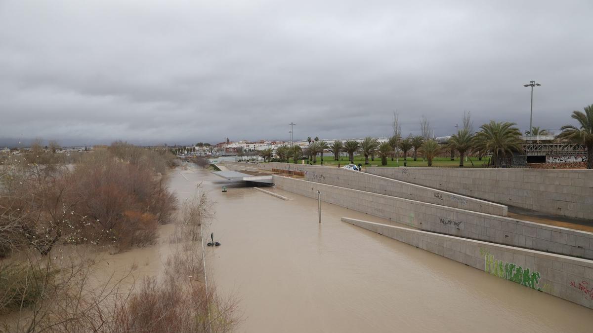 La crecida del Guadalquivir este viernes