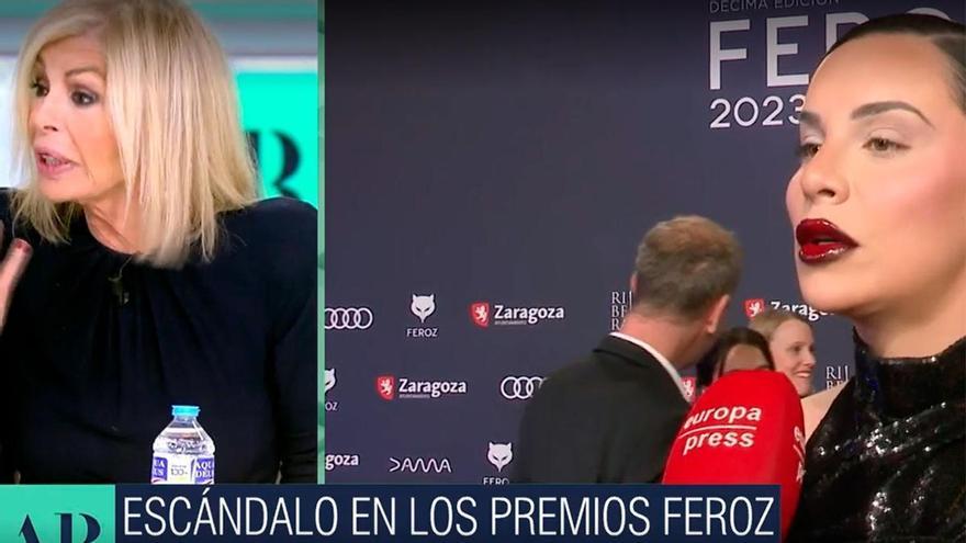 Bibiana Fernández confiesa en El Programa de Ana Rosa lo que le dijo Jedet tras la supuesta agresión en los Feroz: &quot;Me ha tocado las tetas&quot;