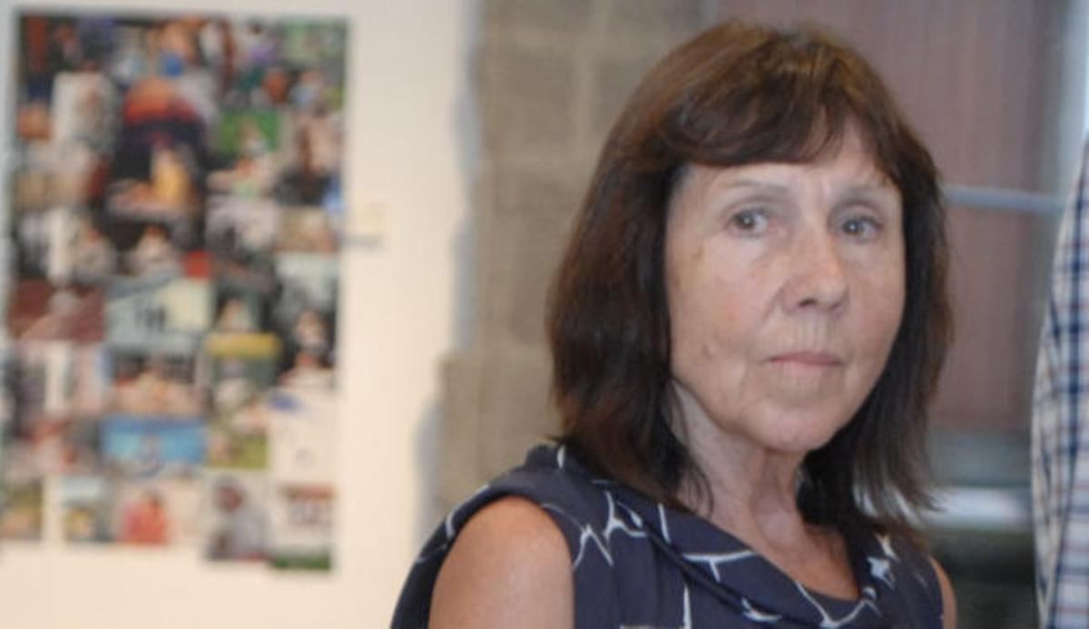Hildegard Hahn, ayer en el Centro Insular de Artes Plásticas. | juan carlos castro