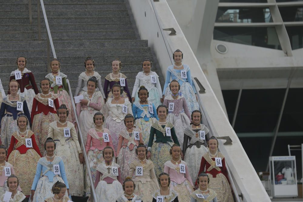 Las candidatas a Fallera Mayor Infantil visitan el Museo Príncipe Felipe