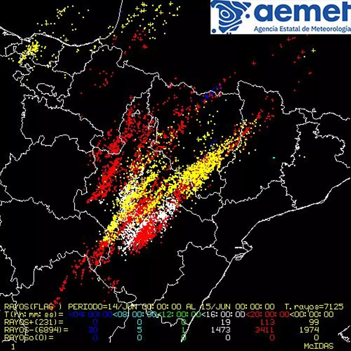 Un fenómeno impredecible y muy destructivo: la Aemet estima que las tormentas pudieron rozar los 180 litros por metro cuadrado