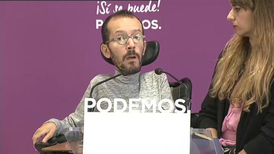 La Ejecutiva nacional de Podemos, sorprendida por la dimisión de Ruiz-Huerta