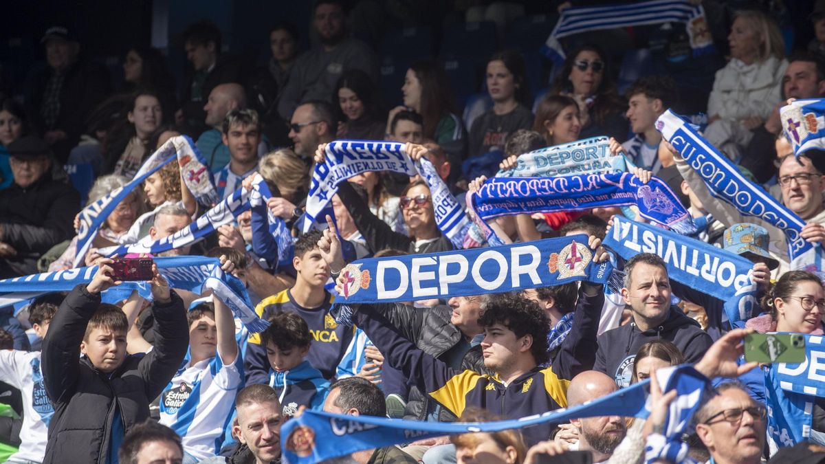Afición del Dépor en Riazor