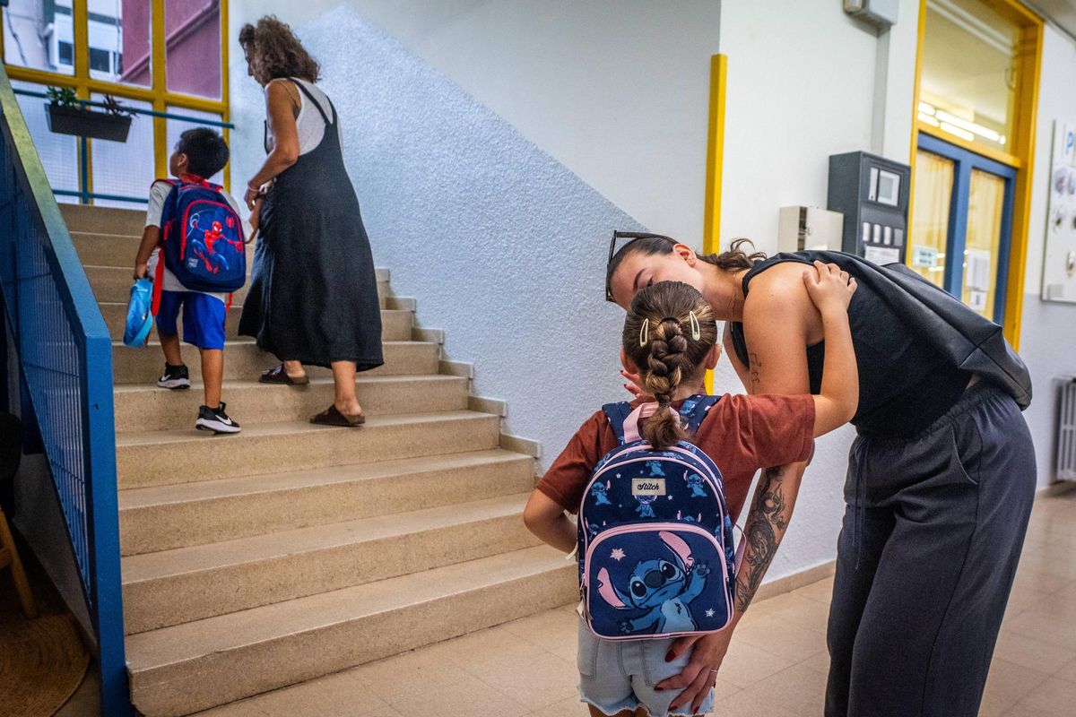 Vuelta al cole en el Institut Escola Canyelles de Barcelona