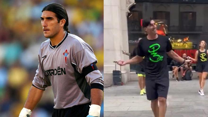 Pinto en el Real Club Celta de Vigo y bailando en Barcelona