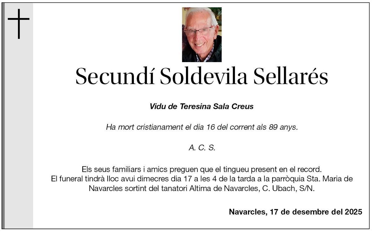 Secundí Soldevila Sellarés