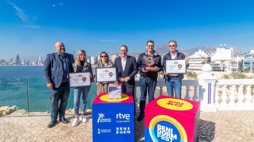 La Taberna Andaluza y su ‘Entre dos aguas’ se alza con el primer premio del ‘Tapa Fest’ de Benidorm