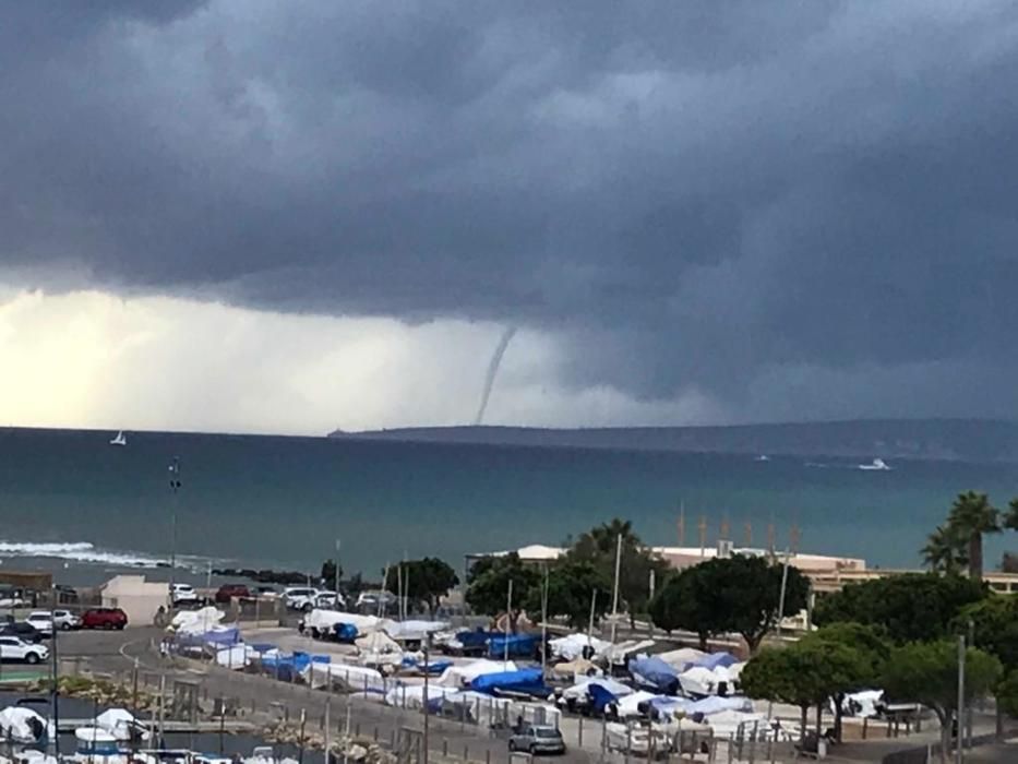 Das Unwetter erreicht Palma.