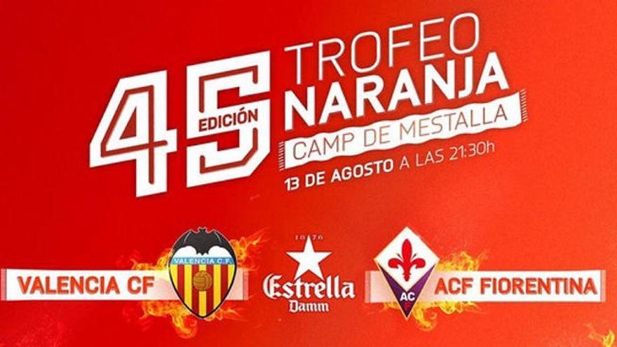 El VCF pone a la venta las entradas del Trofeo Naranja