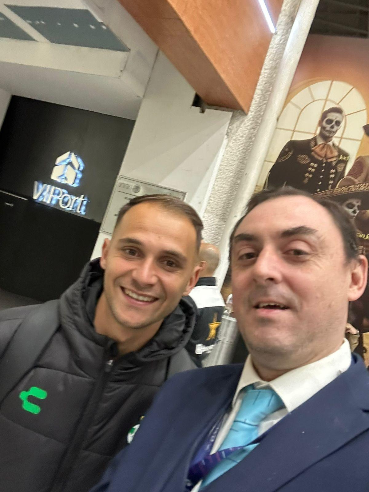 El encuentro con Fran Villaba.