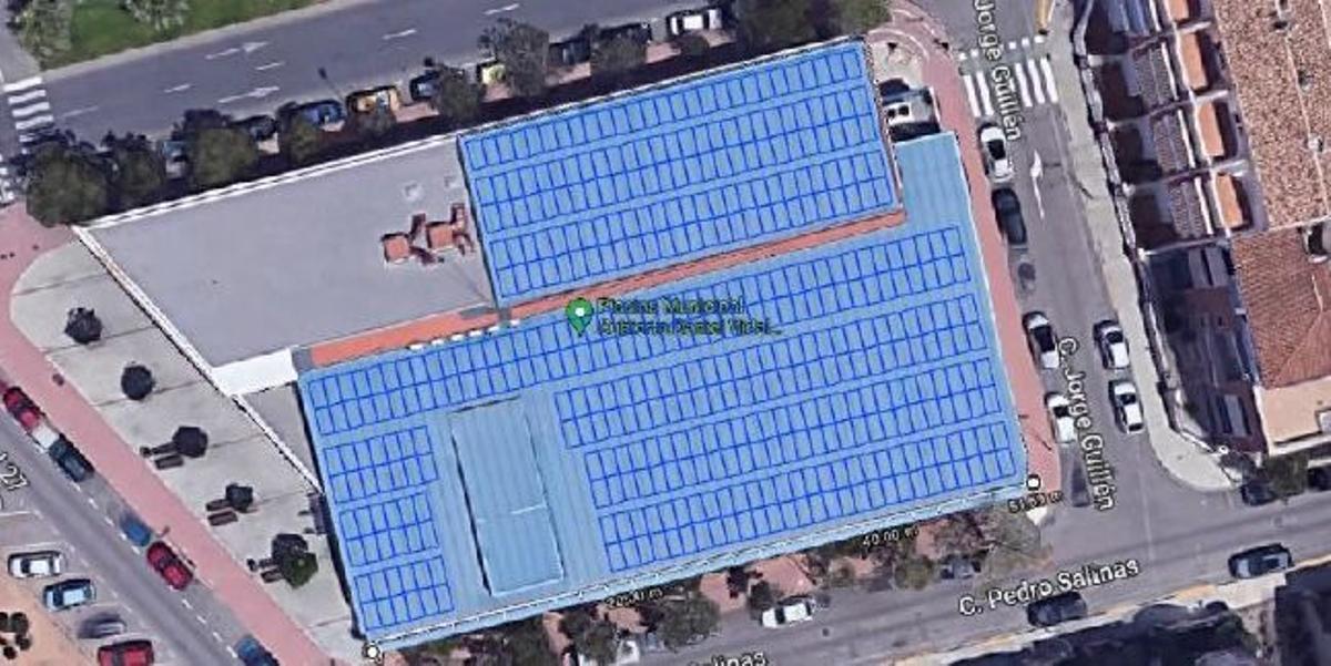 En la Piscina Municipal se instalarán 433 módulos fotovoltaicos de 490 Wp cada uno.