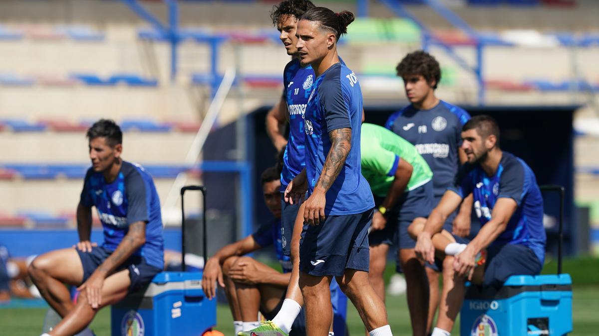 Entrenamiento del Getafe