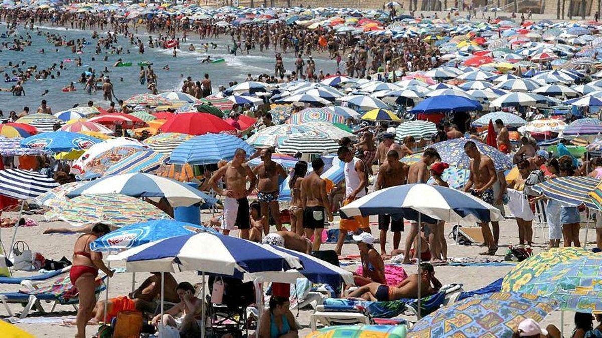 Playa de Benidorm.
