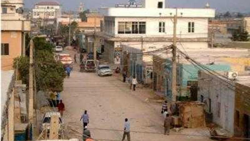 Vista de la ciudad somalí de Bossaso, donde la médica leonesa Mercedes García y la enfermera argentina Pilar Bouza,  fueron ayer secuestradas.