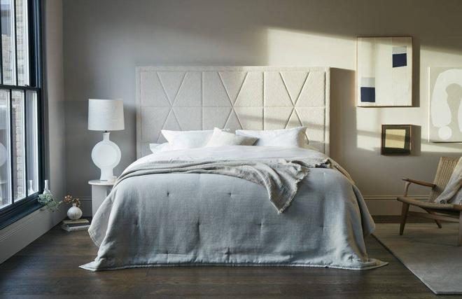Una de las camas de Vispring, con el colchón más exclusivo del mundo