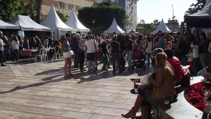 Una imagen de la primera edición de la feria rinconera de cerveza artesana.