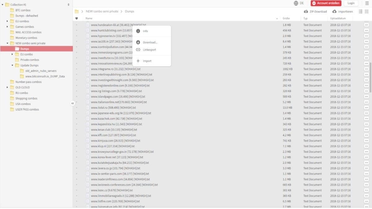 Averigua si tus contraseñas han sido expuestas en la Collection #1