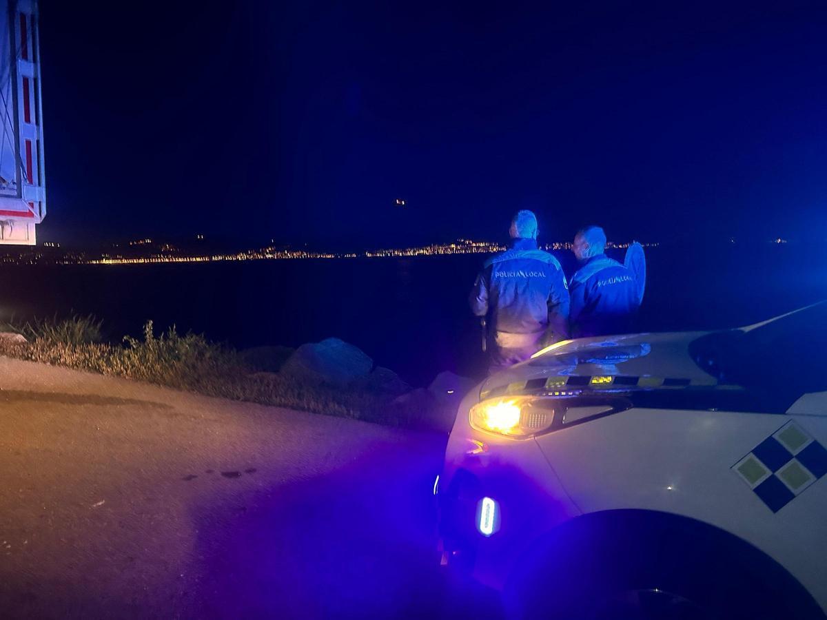 Operativo de búsqueda en Cangas.