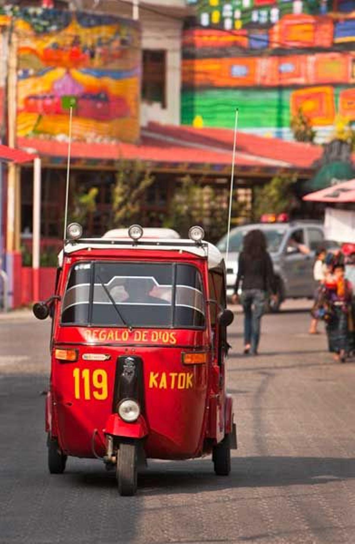 Tuk-tuk en Panajachel